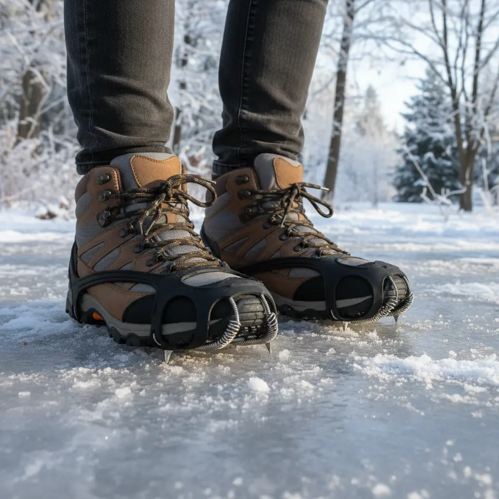 Slip-on ice cleats